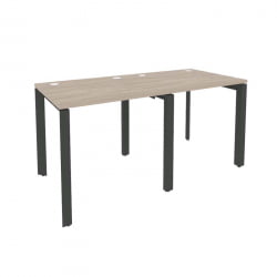 Рабочая станция на П-образном м/к ОНИКС О.МП-РС-2.0.7 Дуб Аттик/Антрацит / ONIX O.MP-RS-2.0.7