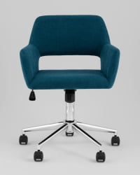 Стул офисный РОСС рогожка синий / ROSS