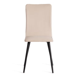 Мягкий стул La Rousse NEW, велюр, бежевый/черный, 7, 45x55x93 см