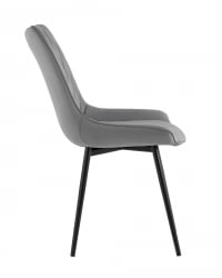 Стул Дарвин велюр Темно-серый