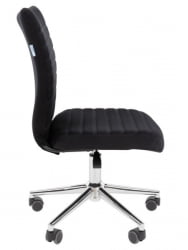Офисное кресло CХАИРМАН 033 велюр Черный / CHAIRMAN