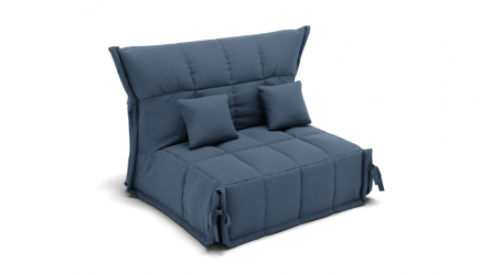 Диван Джаз 1600 (ЗР) Цвет фасада: Голубой; Тип: Прямой; Материал фасада: Металл/Велюр