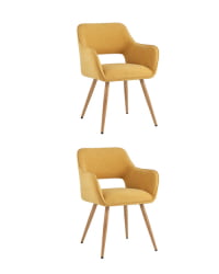 Комплект из двух стульев Кромвель ИИ желтый 2 шт / II