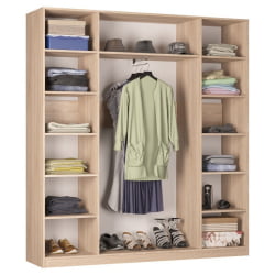 Шкаф распашный R-198х180х45-1-TR-M(ВД)