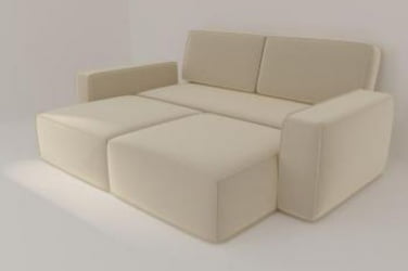 Диван прямой Сунндал (Berhouse) Цвет фасада: Кофе рогожка; Тип: Прямой; Материал фасада: Микророгожка