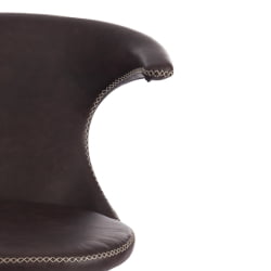 Стул барный FLAIR BAR (mod. 9018) экокожа/металл, 60 х 56 х 106 см , коричневый 1/черный