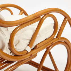 Кресло-качалка VIENNA (разборная) без подушки Cognac (коньяк)