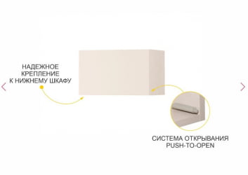 Антресоль (с системой плавного закрывания) Дакота 103.103