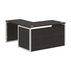 Стол письменный угловой правый КСТЕН-КП КСКПCТ 1415Х Р Дуб Юкон Серый / XTEN-QP XQPCT 1415H R