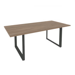 Стол переговорный на О-образном м/к ОНИКС О.МО-ПРГ-19 Дуб Аризона/Антрацит / ONIX O.MO-PRG-19