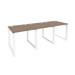 Рабочая станция на О-образном м/к ОНИКС О.МО-РС-3.0.8 Дуб Аризона/Белый / ONIX O.MO-RS-3.0.8