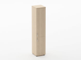 Шкаф высокий закрытый Глассй 6.19.13Пр Туя / Glassy