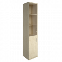 Шкаф высокий узкий левый Рива А.СУ-1.2 Л Клен / Riva