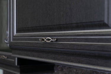 Кухонный гарнитур 1500 Италия №06 Черный Дуб темный