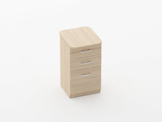 Тумба приставная на 3 ящика Глассй 3.10.15 Венге / Glassy