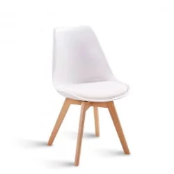 Мягкий стул Eames SC-034 Белый