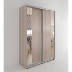 Шкаф-купе 2-х дверный Акцент-Вера ДР 1400х600 Ясень шимо светлый