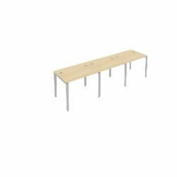 Рабочая станция на 3 раб.места Метал Сйстем Б.СМ-3.1 Акация/Серый / Metal System