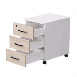 Тумба мобильная Everprof EVO 254Т001 Дуб Соната Белый