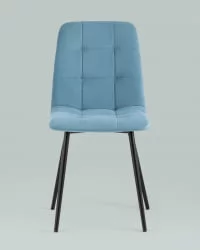 Стул Oliver велюр Пыльно-голубой