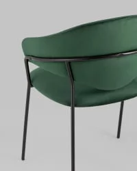 Стул Алексис велюр Зеленый