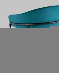 Стул Алексис велюр Сине-зеленый