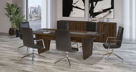 Кабинет для совещаний Corner №4 Орех Лоренцо Графит