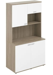 Офисная мини-кухня Sigma SG.1001.OD.WH Дуб темный Белый