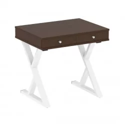 Стол письменный ХОМЕ ОФФИCЕ ВР.СП-1-79.М Венге Цаво/Белый металл / HOME OFFICE VR.SP-1-79.M