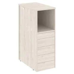 Тумба 5 ящиков ТИП-ОН проходная,  средняя ОНИКС О.Р-ТВ-5ТИП Денвер Светлый / TIP-ON ONIX O.R-TV-5TIP