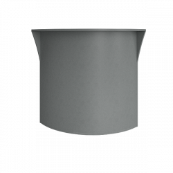 Стойка угловая (радиусный элемент - ХДФ) Riva А.РС-5 Серый