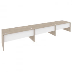 Рабочая станция ОНИКС О.РС-3.4.8 Дуб Аттик/Белый / ONIX O.RS-3.4.8