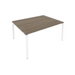 Переговорный стол (1 столешница) Метал Сйстем Б.ПРГ-1.4 Вяз/Белый / Metal System