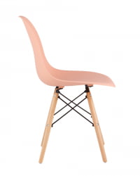 Стул Eames Style DSW персиковый (разборный каркас)