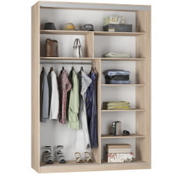 Детский шкафы-купе B-220х160х60-1(Венге-D10D10)