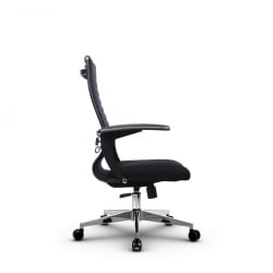 Кресло офисное МЕТТА B 2b 19/U158, Основание 17834 Комплект 3 Черное