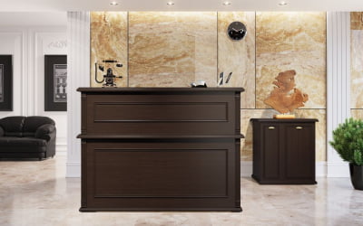 Стойка ресепшен РМС 200 Венге магия / RMS