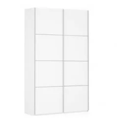 Шкаф-купе белый Прайм 1200 ДСП/ДСП Белый снег