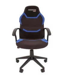 Кресло для геймеров CHAIRMAN GAME 9 NEW Черный-синий