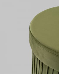 Пуф складной с ящиком Store Round травяной