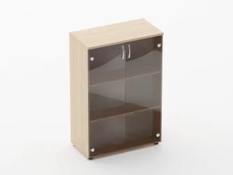 Шкаф средний со стеклом Glassy 6.12.151 Туя