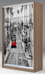 Шкаф-купе Хит-24-14-77 Лондон Ясень шимо темный