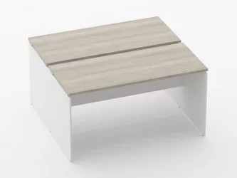 Рабочий модуль Дека ЛДСП каркас 75.125.14 Дуб Сантана светлый/Белый / Deka