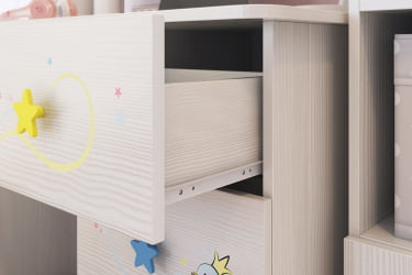 Письменный стол с надстройкой Чудо MDW-05 Белый рамух