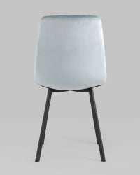 Стул Чиллй велюр серо-голубой 4 шт. / Chilly