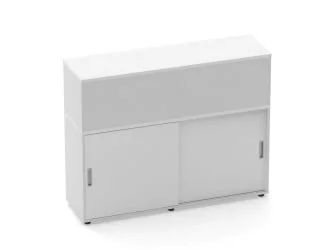 Тумба комбинированная высокая для рабочего модуля Дека 9.04.145 Белый / Deka