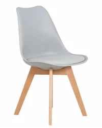 Стул обеденный ДОБРИН ДЖЕРРЙ СОФТ Светло-серый ГР-01 / DOBRIN JERRY SOFT GR-01