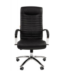 Кресло руководителя CХАИРМАН 480 Н экокожа Черный / CHAIRMAN