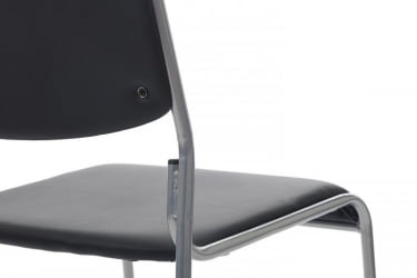 Кресло Никс РCХ ОМКЛ-01 Черный/Металл окрашенный Хром / Nix RCH OMKL-01