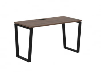 Стол письменный ЕДИС ЕВСТ 1367 Дуб Денвер темный Черный / EDIS EVST